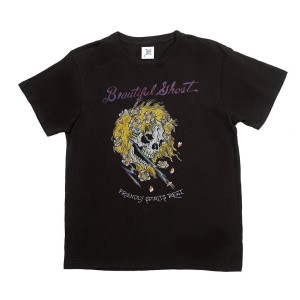 Koszulki Ed Hardy Yellow Hair Skull Tee Męskie Czarne | SQDZLC028
