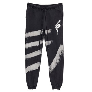 Spodnie Ed Hardy Dagger Skull Sweatpant Damskie Czarne Białe | VGRXTP381