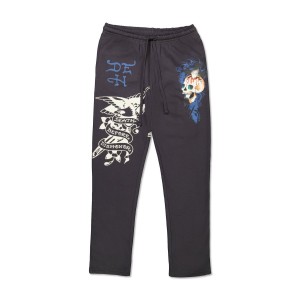 Spodnie Ed Hardy Eagle Skull Sweatpant Męskie Szare | BHXTEQ089