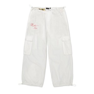 Spodnie Ed Hardy Tiger Rose Cargo Pant Damskie Białe | KIGRXO865