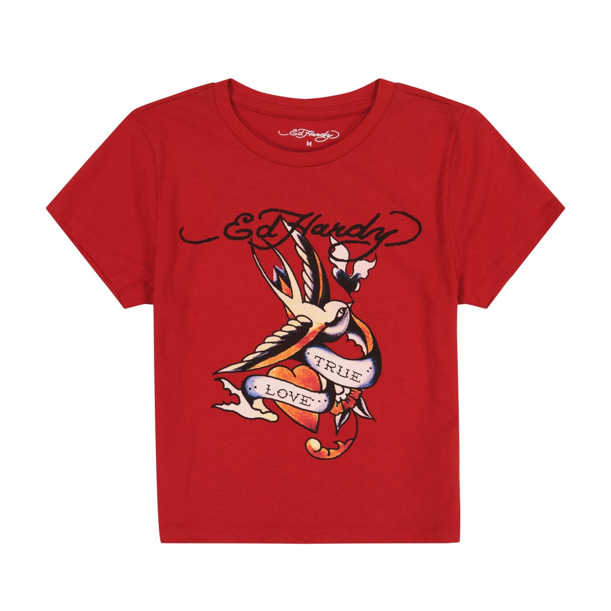Baby Tees Ed Hardy Love Bird Baby Tee Damskie Różowe | TEPZDC817
