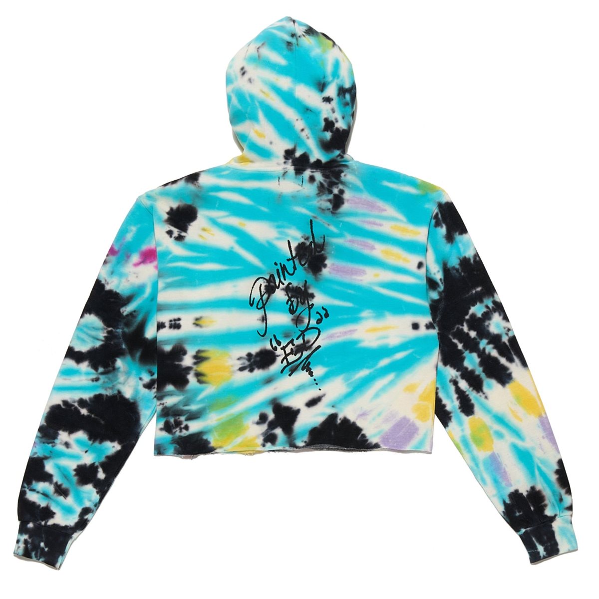 Bluza z Kapturem Ed Hardy Nyc Skull Cropped Fleece Hoodie Damskie Kolorowe | MPZQAK829