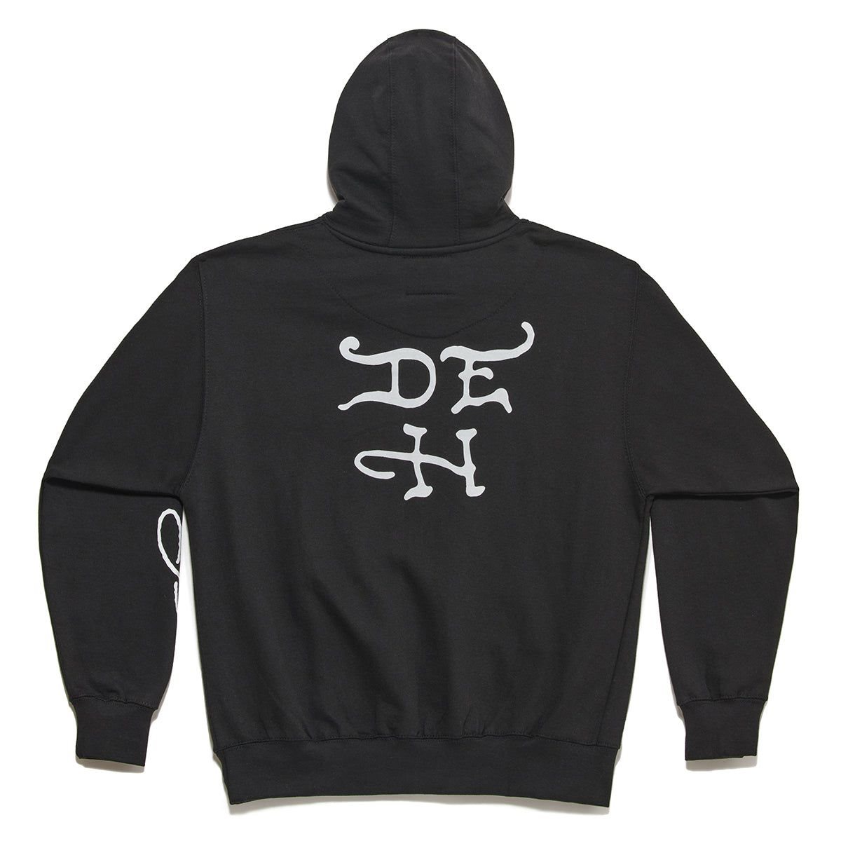 Bluza z Kapturem Ed Hardy Punks Not Dead Hoodie Męskie Czarne | FVIXST349