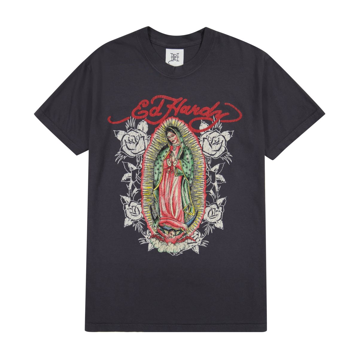 Koszulki Ed Hardy Mary Tee Męskie Szare | KTJDBM654