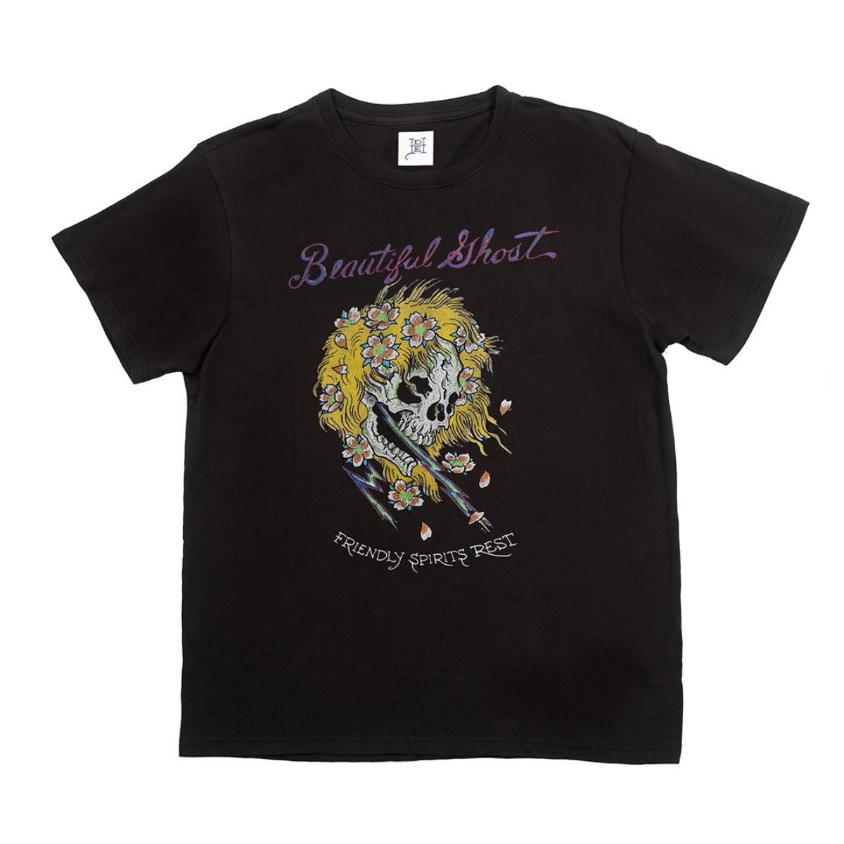 Koszulki Ed Hardy Yellow Hair Skull Tee Męskie Czarne | SQDZLC028