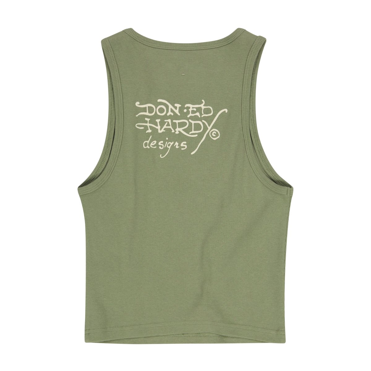 Podkoszulki Ed Hardy Death Before Dishonor Dagger Rib Tank Top Damskie Oliwkowe | TOGXNI416