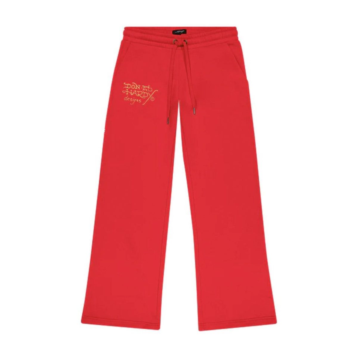 Spodnie Ed Hardy Broken Hearts Cherry Flared Sweatpant Damskie Różowe | KALWHJ762