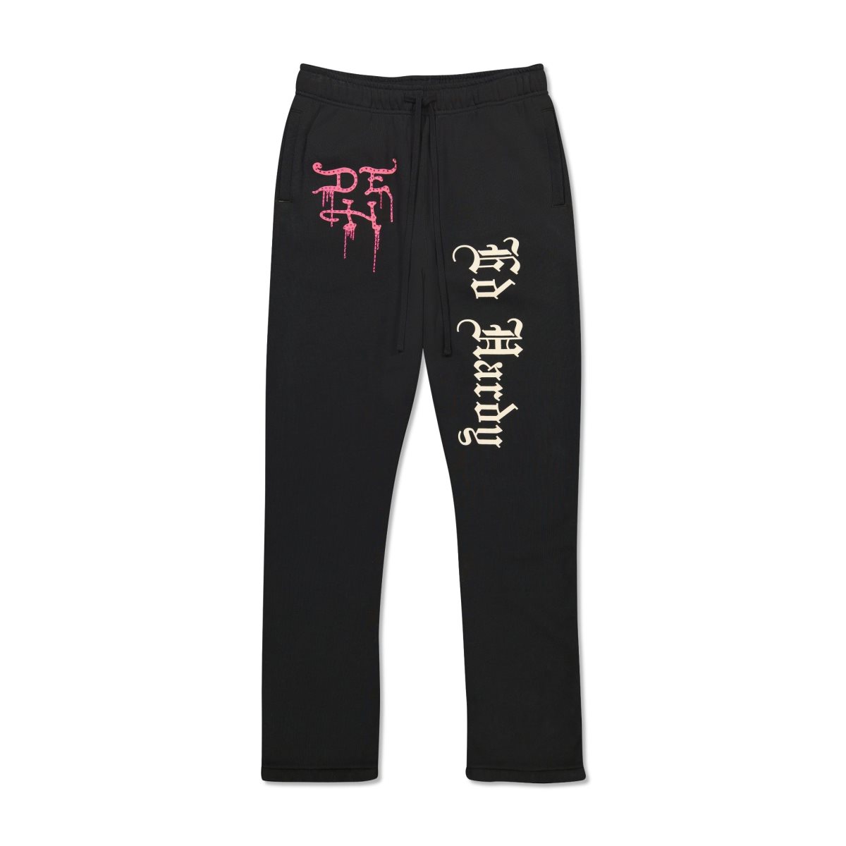 Spodnie Ed Hardy Destroy Skele Sweatpant Męskie Czarne | WYSUIR261