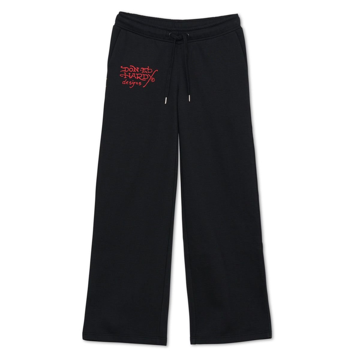 Spodnie Ed Hardy Nyc Skull Flare Sweatpants Damskie Czarne | LAHYMV752