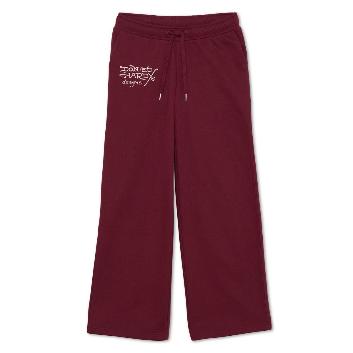 Spodnie Ed Hardy Retro Tiger Flare Sweatpants Damskie Sangria | OPKFYG381