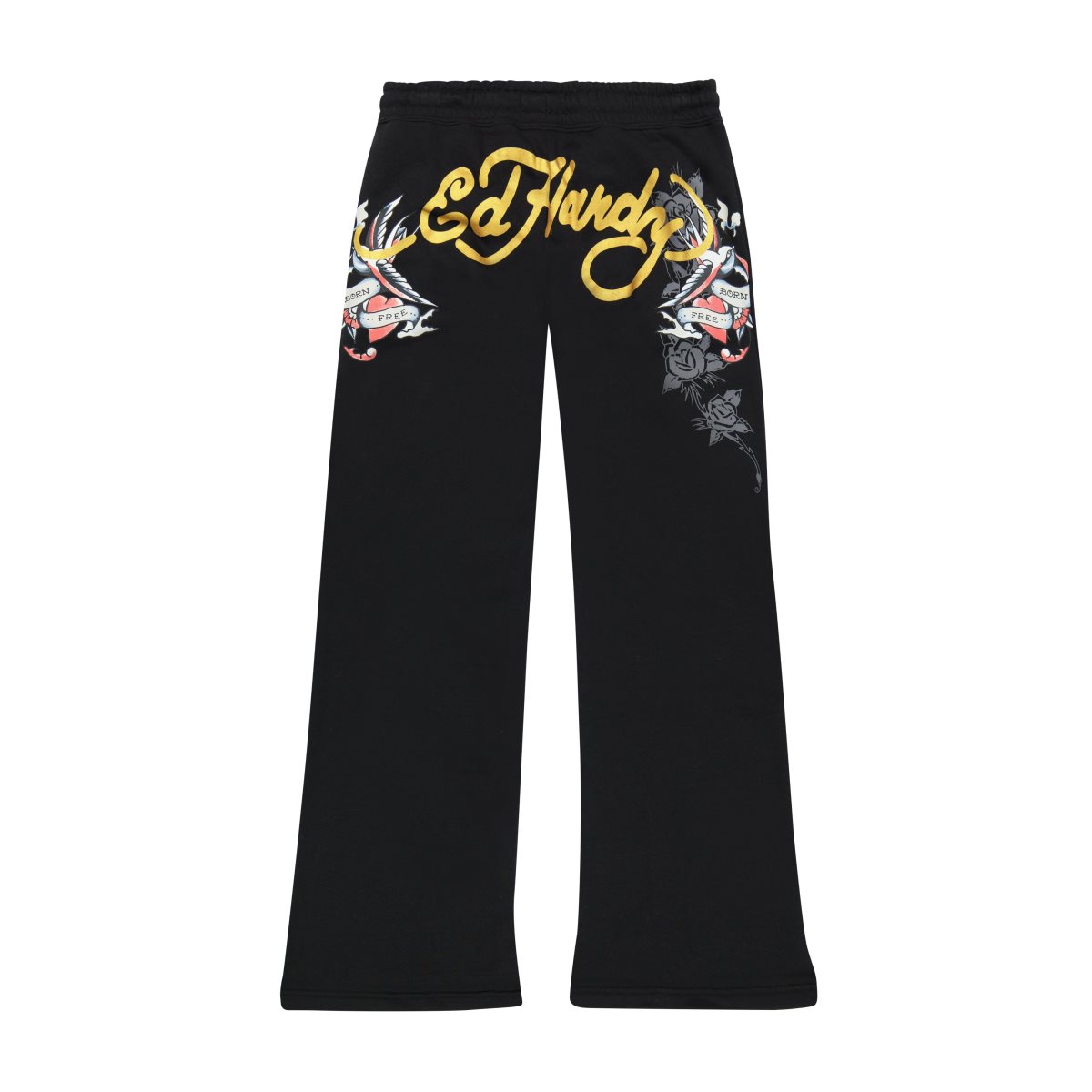 Spodnie Ed Hardy Swallow Sweatpants Damskie Czarne | NHAFOT984