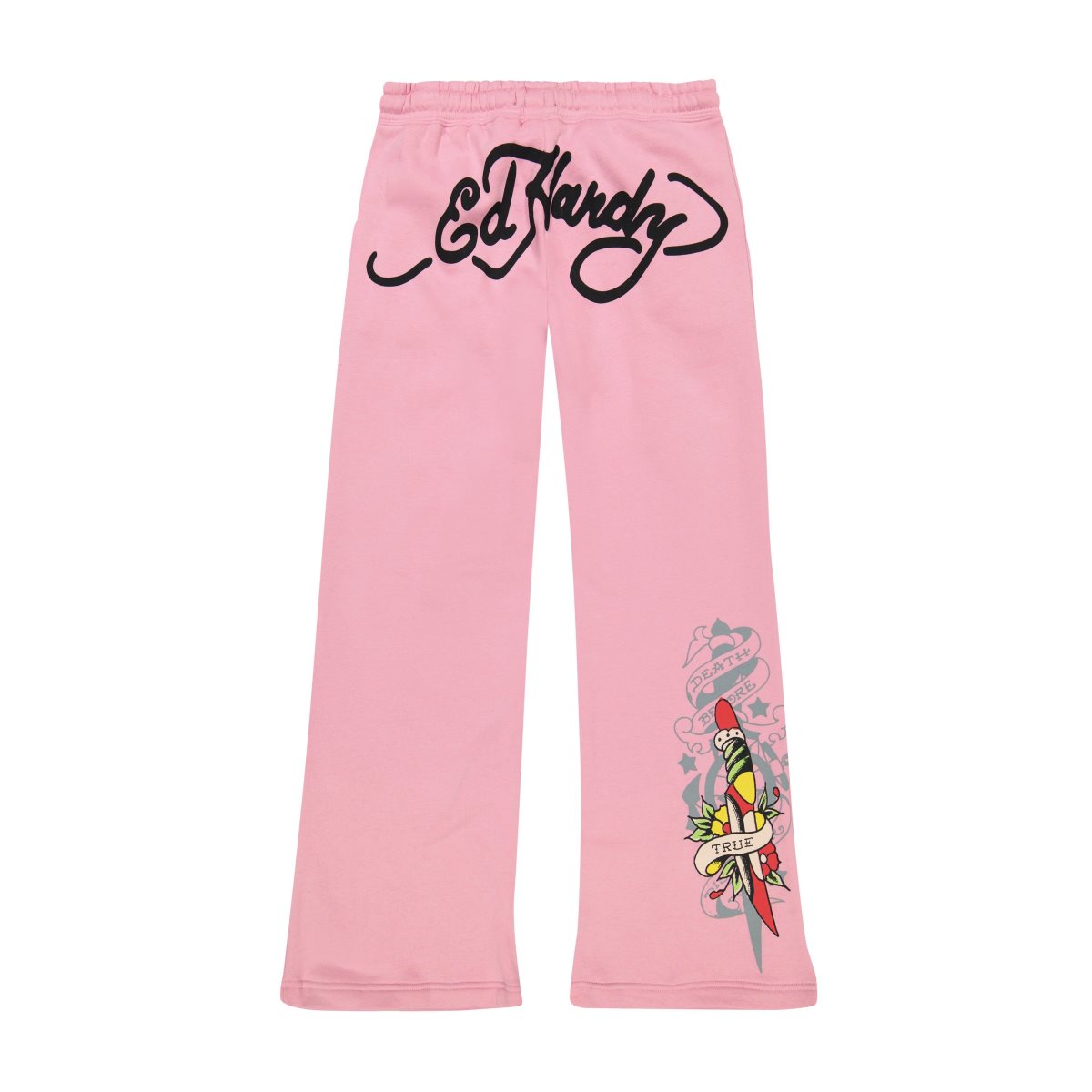 Spodnie Ed Hardy Tiger Dagger Sweatpants Damskie Bubblegum | OCMNLE564
