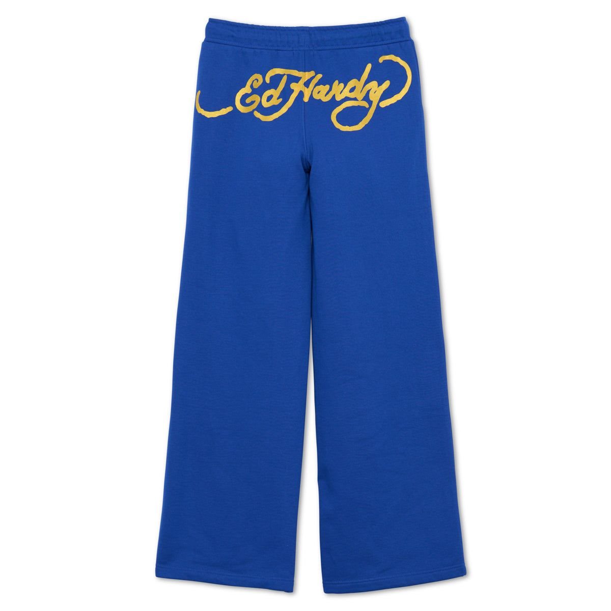 Spodnie Ed Hardy Tiger Lotus Flare Sweatpants Damskie Jasny Niebieskie | ICVSRZ958