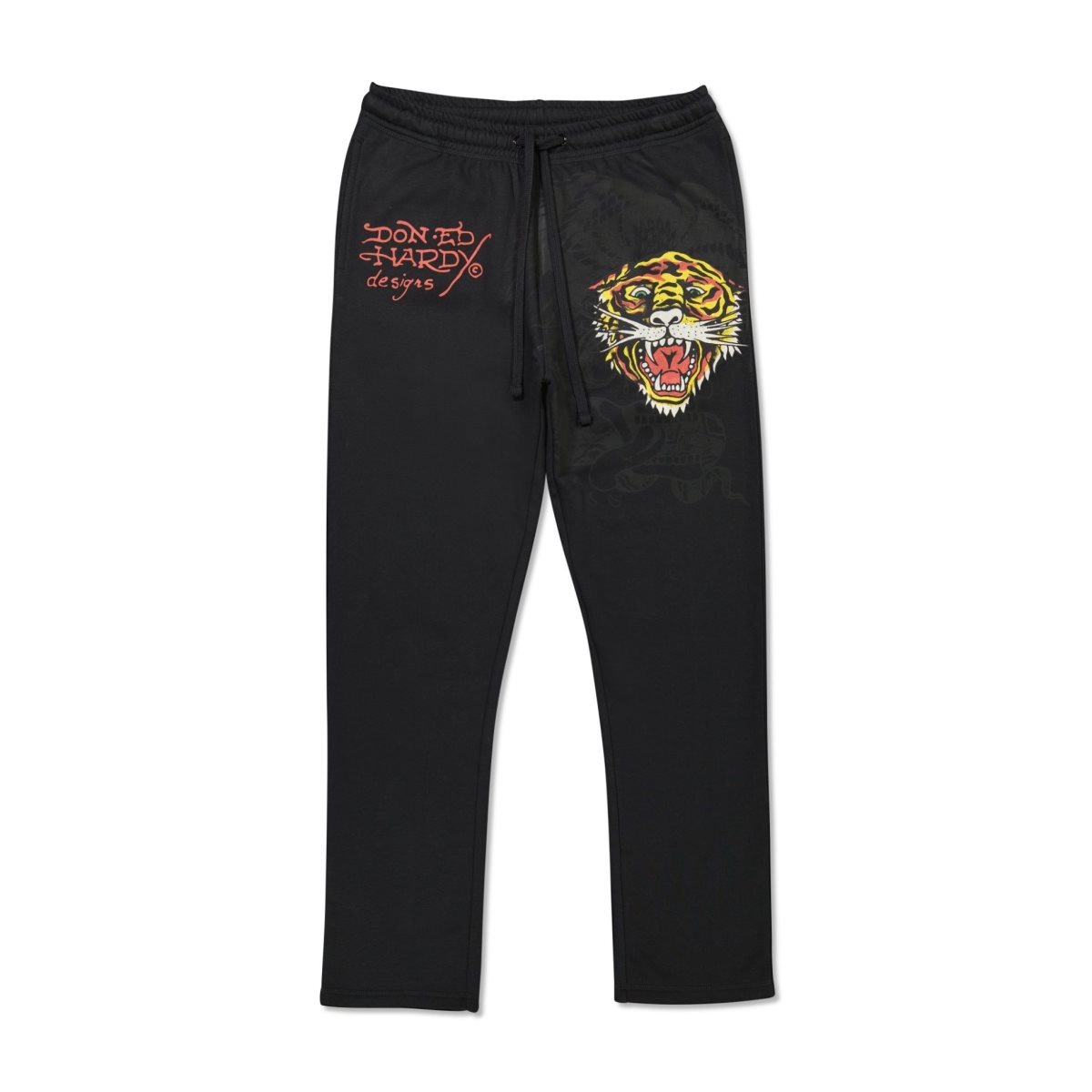 Spodnie Ed Hardy Tiger Sweatpant Męskie Czarne | ZTVGJB126
