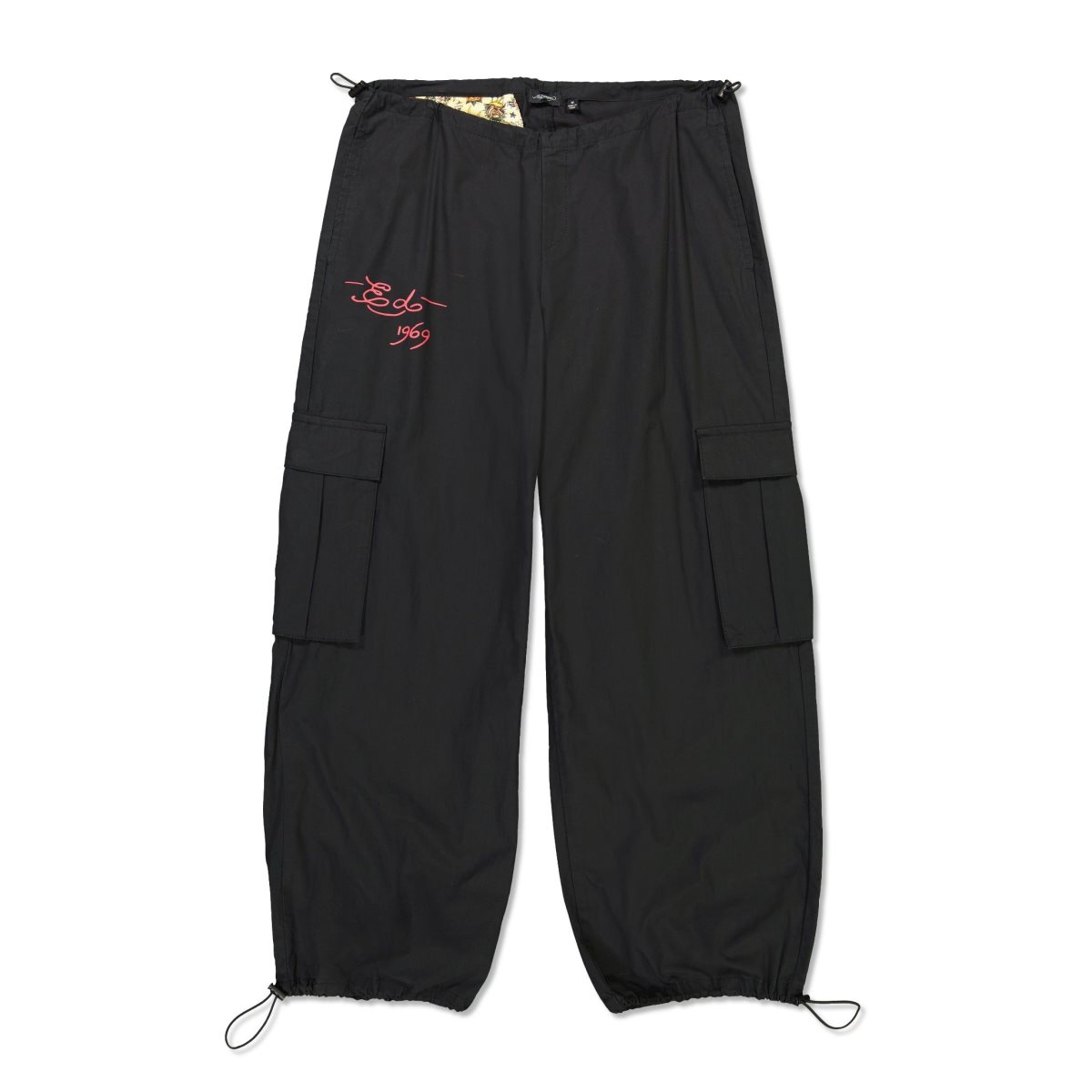 Spodnie Ed Hardy True Love Cargo Pant Damskie Czarne | QERUXD790